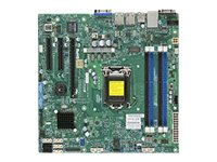 SUPERMICRO X10SLM-F - Carte-mère - micro ATX - Socket LGA1150 - C224 Chipset - USB 3.0 - 2 x Gigabit LAN - carte graphique embarquée MBD-X10SLM-F-O