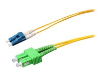 Uniformatic - Câble réseau - mode unique LC (M) pour mode simple SCA (M) - 2 m - fibre optique - 9 / 125 micromètres - OM2 - jaune 21742