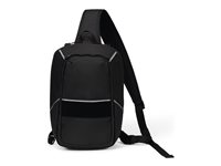 DICOTA Reflective - Sac-ceinture pour tablette - 600D RPET - noir - jusqu'à 12,9" P20471-15