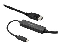 StarTech.com Câble adaptateur USB-C vers DisplayPort 4K 60 Hz de 3 m - Câble USB Type-C vers DP en noir - Adaptateur vidéo externe - STM32F072CBU6 - USB-C - DisplayPort - noir CDP2DPMM3MB