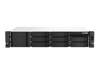 QNAP TS-864eU-RP - Serveur NAS - 8 Baies - rack-montable - SATA 6Gb/s - RAID RAID 0, 1, 5, 6, 10, 50, JBOD, 60 - RAM 8 Go - Gigabit Ethernet / 2.5 Gigabit Ethernet - iSCSI support - 2U TS-864EU-RP-8G
