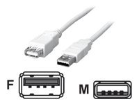 Uniformatic - Rallonge de câble USB - USB (M) pour USB (F) - USB 2.0 - 3 m 10461