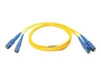 Uniformatic - Câble réseau - mode unique SC (M) pour mode unique SC (M) - 1 m - fibre optique - 9 / 125 micromètres - OS1 - sans halogène - jaune 21701