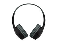 Belkin SoundForm Mini - Écouteurs avec micro - sur-oreille - Bluetooth - sans fil - jack 3,5mm - noir AUD002BTBK