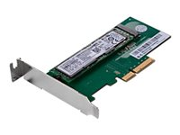 Lenovo ThinkStation M.2 SSD Adapter - Adaptateur d'interface - M.2 - M.2 Card - profil bas - PCIe 3.0 x4 - pour ThinkCentre M75t Gen 2; ThinkStation P310; P320; P330; P330 Gen 2; P340; P350; P410 4XH0L08579
