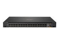 HPE Aruba 8325-32C - Commutateur - C3 - Géré - 32 x 100 Gigabit QSFP28 / 40 Gigabit QSFP+ - flux d'air de l'avant vers l'arrière - Montable sur rack - Tension CC - Conformité TAA JL859A