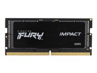 Kingston FURY Impact - DDR5 - module - 8 Go - SO DIMM 262 broches - 4800 MHz / PC5-38400 - CL38 - 1.1 V - mémoire sans tampon - on-die ECC KF548S38IB-8