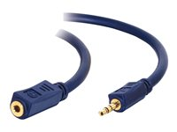 C2G Velocity - Rallonge de câble audio - mini-phone stereo 3.5 mm mâle pour mini-phone stereo 3.5 mm femelle - 1 m - blindé 80284