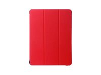 OtterBox React Series - Étui à rabat pour tablette - ultra mince - noir, rouge - pour Apple 10.2-inch iPad (7ème génération, 8ème génération, 9ème génération) 77-92199