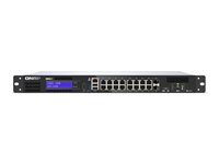 QNAP QGD-1600 - Commutateur - intelligent - 4 x 10/100/1000 (PoE++) + 10 x 10/100/1000 (PoE+) + 2 x combo Gigabit SFP (PoE+) - Montable sur rack - AC QGD-1600-8G