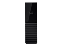 WD My Book WDBBGB0060HBK - Disque dur - chiffré - 6 To - externe (de bureau) - USB 3.0 - AES 256 bits - noir WDBBGB0060HBK-EESN