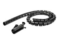 StarTech.com Gaine spirale range-câble en noir - 1,5 m - Diamètre de 45 mm - Avec outil pour insérer les câbles (CMSCOILED3) - Kit de gaines pour câbles - noir - 1.5 m CMSCOILED3