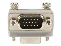 StarTech.com Adaptateur VGA male femelle - VGA angle droit vers VGA - Type 2 - Convertisseur HD15 vers HD15 - M/F - Gris - Adaptateur VGA - HD-15 (VGA) (M) pour HD-15 (VGA) (F) - connecteur à 90° - gris - pour P/N: DP2VGAMM6B, HD2VGAMM6, MXTHQMM10MA, MXTHQMM15A, MXTHQMM15MA, MXTHQMM2MA, MXTHQMM5MA GC1515MFRA2