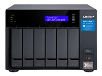 QNAP TVS-672XT - Serveur NAS - 6 Baies - SATA 6Gb/s - RAID RAID 0, 1, 5, 6, 10, 50, JBOD - RAM 8 Go - Gigabit Ethernet / 10 Gigabit Ethernet / Thunderbolt 3 - iSCSI support TVS-672XT-I3-8G