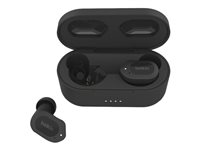 Belkin SoundForm Play - Écouteurs sans fil avec micro - intra-auriculaire - Bluetooth - Suppresseur de bruit actif - noir minuit AUC005BTBK