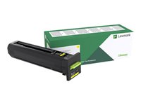 Lexmark - À rendement élevé - jaune - original - cartouche de toner LCCP, LRP - pour Lexmark CX820de, CX820dtfe, CX825de, CX825dte, CX825dtfe, CX860de, CX860dte, CX860dtfe 82K2HY0