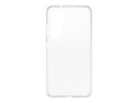 OtterBox React Series - Coque de protection pour téléphone portable - polycarbonate, élastomère thermoplastique (TPE) - stardust (paillettes transparentes) - pour Samsung Galaxy S24 77-94797